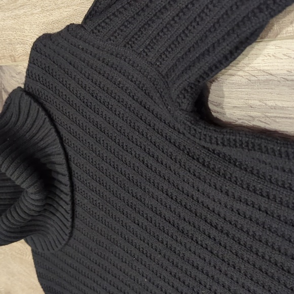 Banana Republic Black Knitted Sweater Dress - Picture 5 of 10